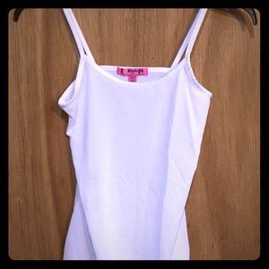 I love energie White sheer cami junior L